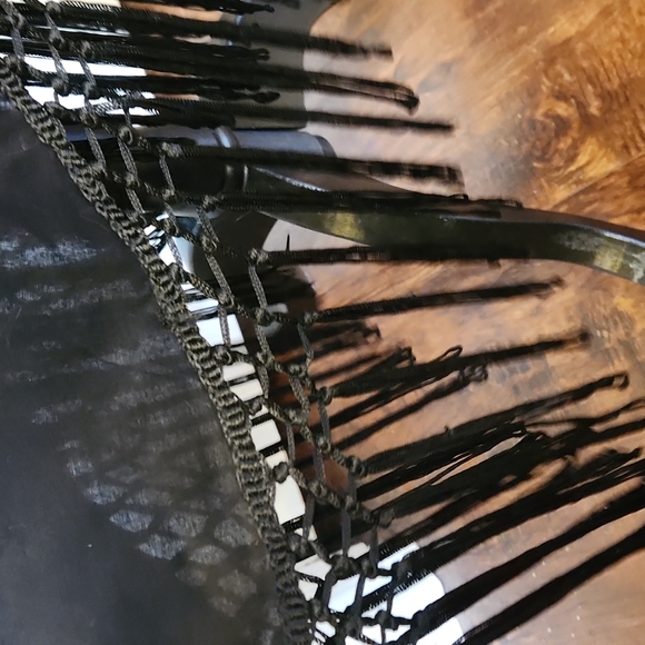 Fringe and Rose Embroidered Skirt - Picture 3 of 5